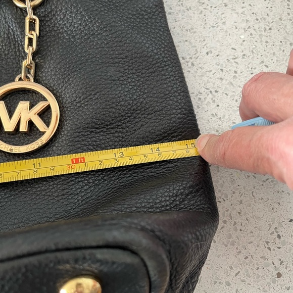 Michael Kors Black Leather Tote Bag/Purse - Picture 8 of 8